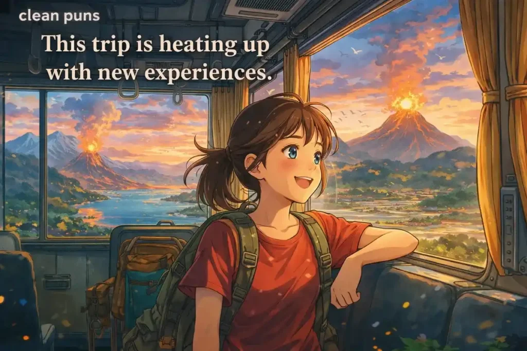 This trip is heating up with new experiences.