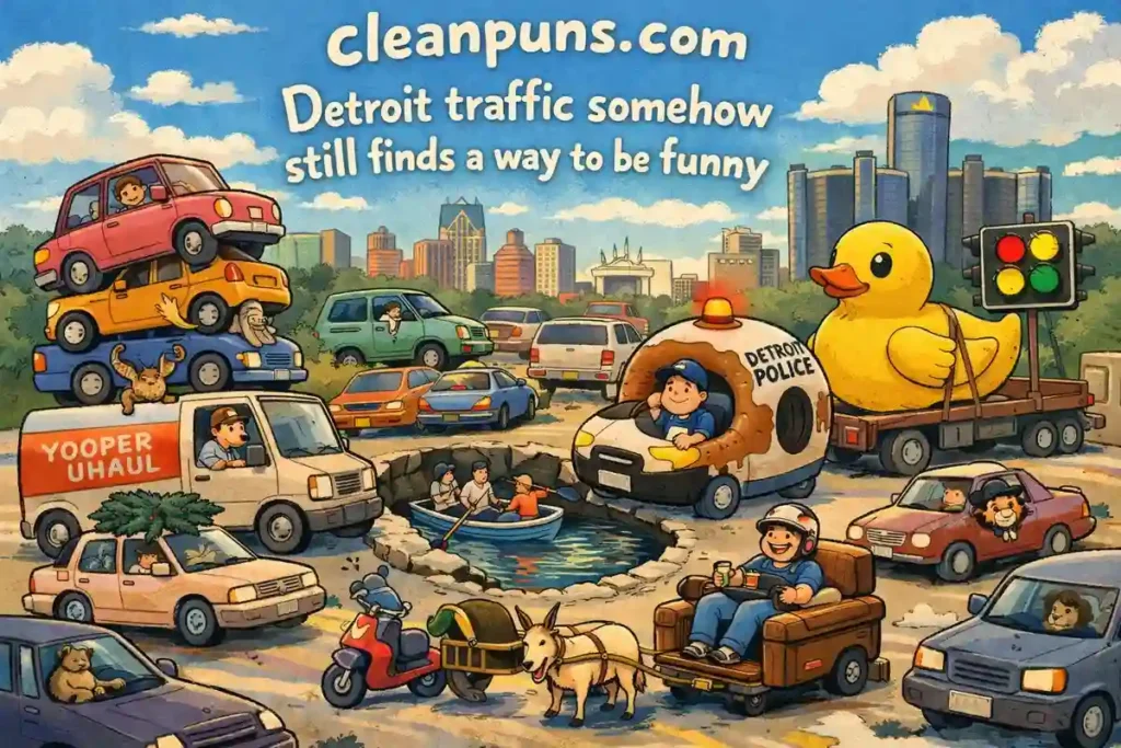 Michigan puns About Detroit And City Life