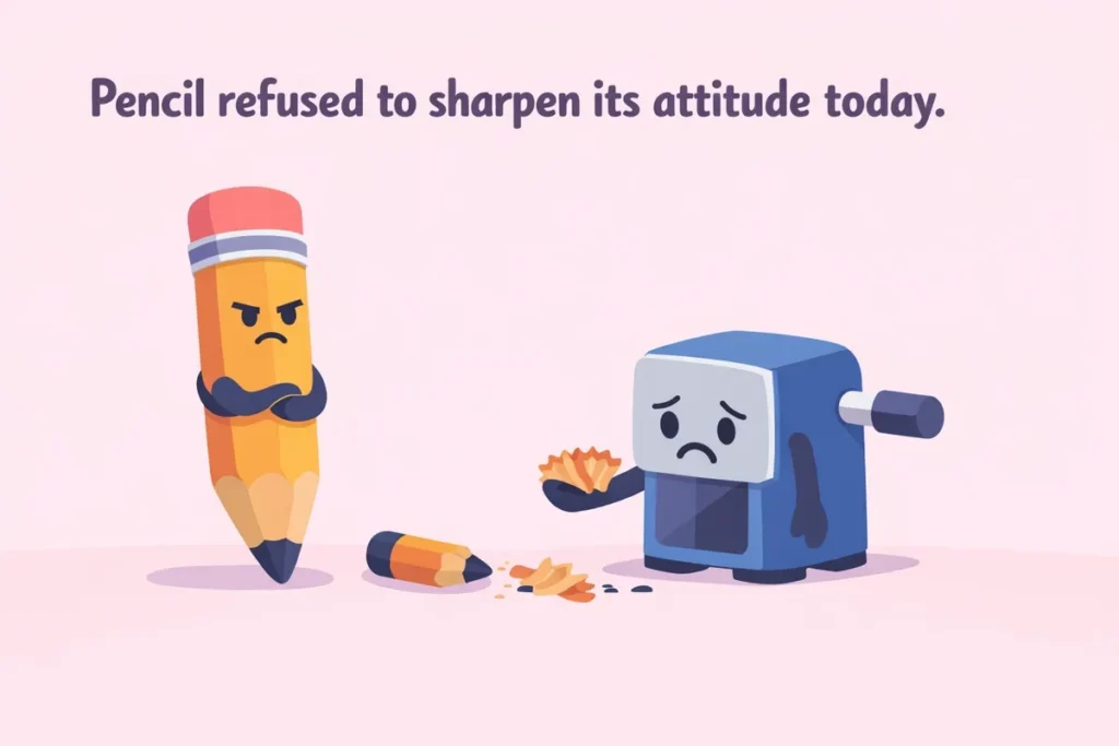 Pencil Drawing Puns That Stay Sharp