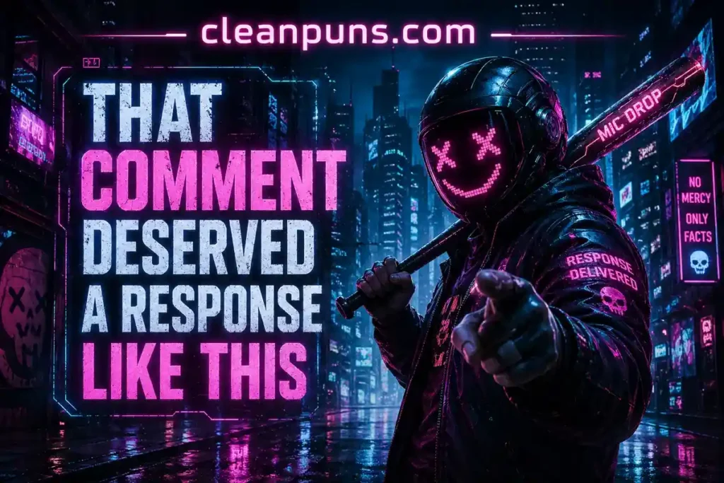 Despicable Puns For Savage Comebacks