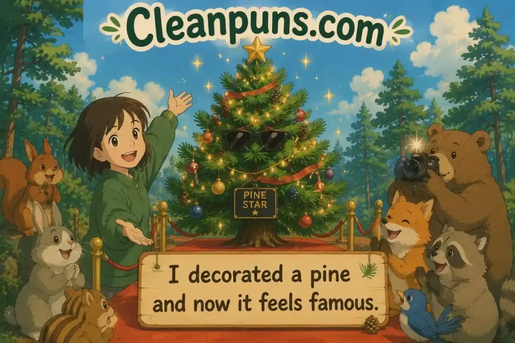 Pine Puns Holiday Tree Humor