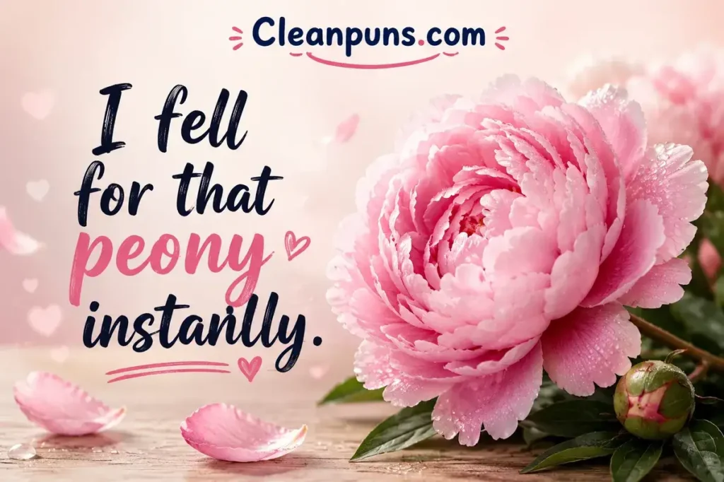 Peony Puns For Flower Lovers