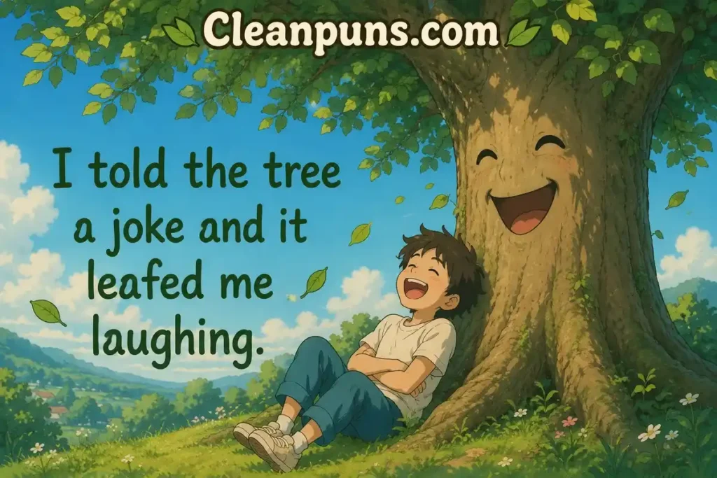 Pine Puns Tree Humor