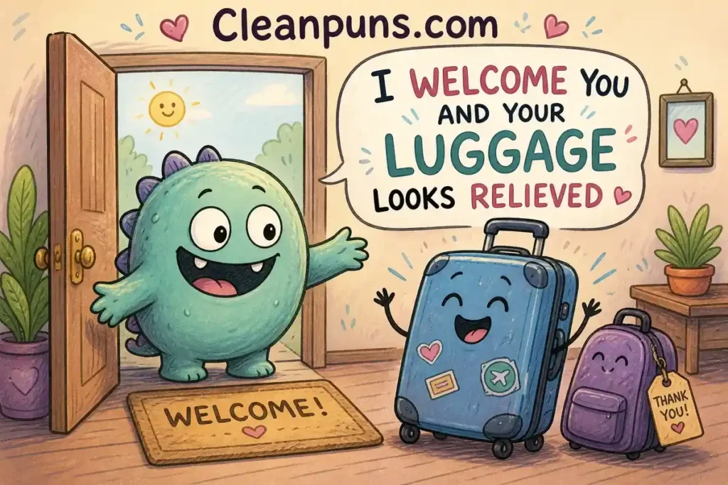 Welcome Puns For Travel And Hotel Greetings