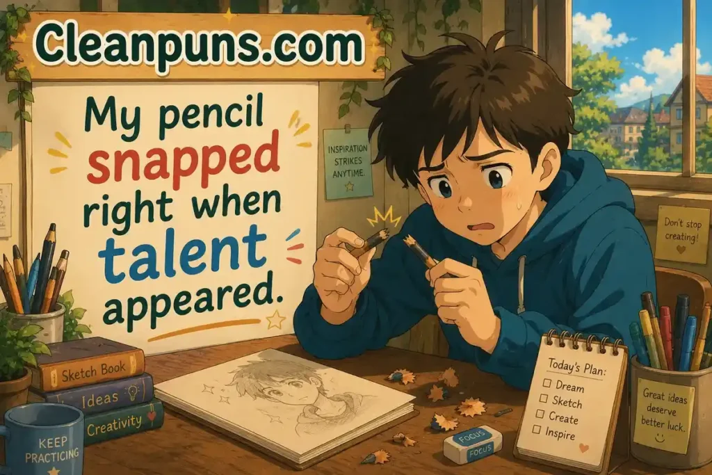 Funny Art Puns About Drawing And Sketching