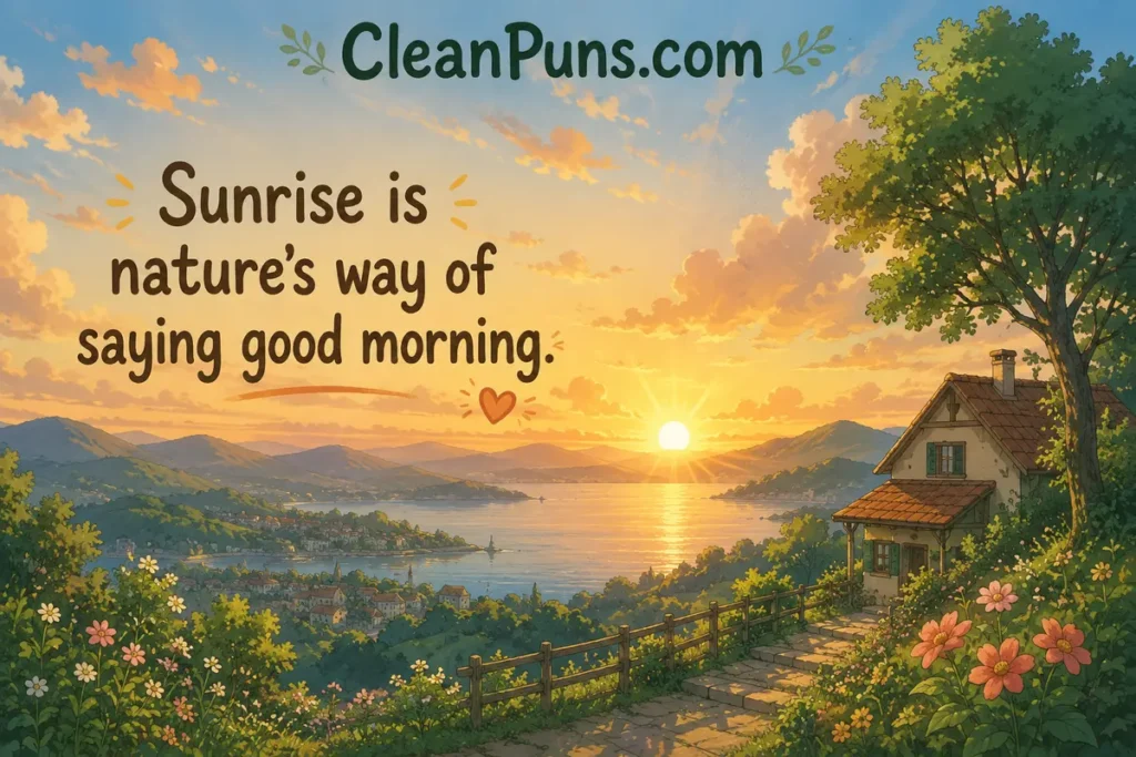 Sunrise Puns To Start The Day Right