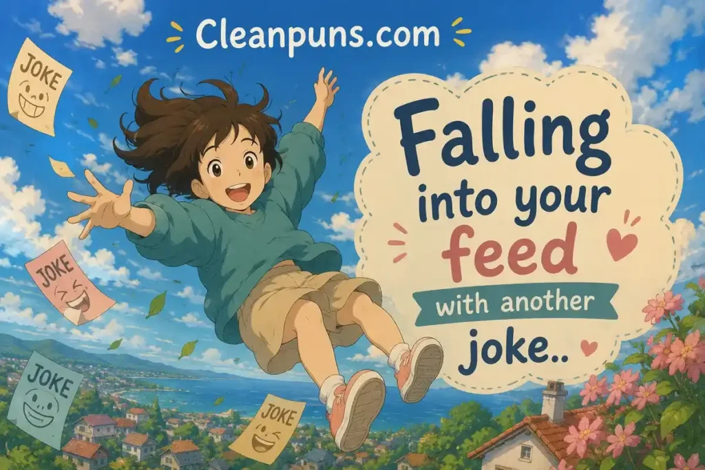 Falling Puns For Social Media Gold