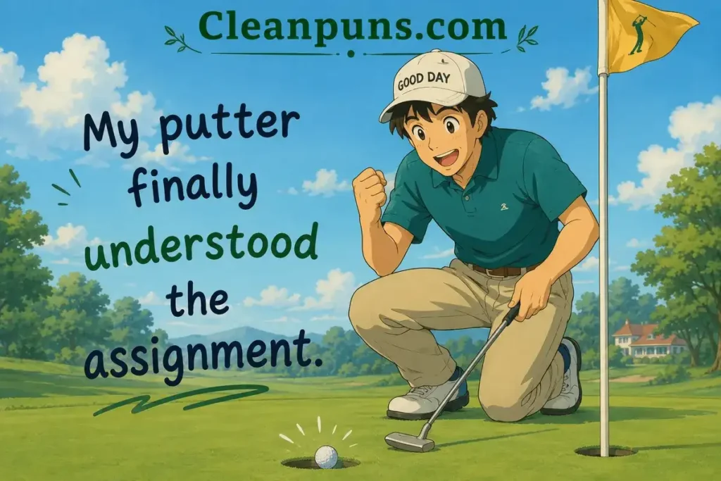 Golf Puns About Putting Success