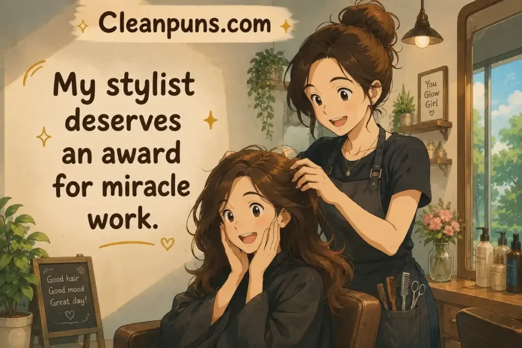 Funny Hair Puns For Salon Visits