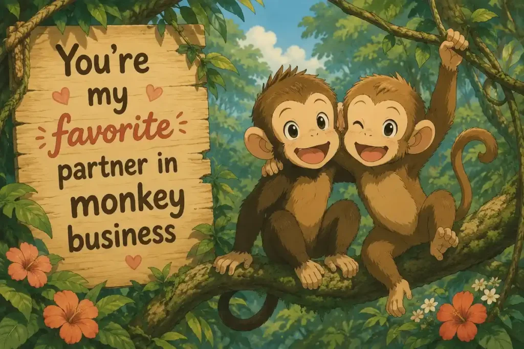 Funny Monkey Puns For Friendship And Group Chats