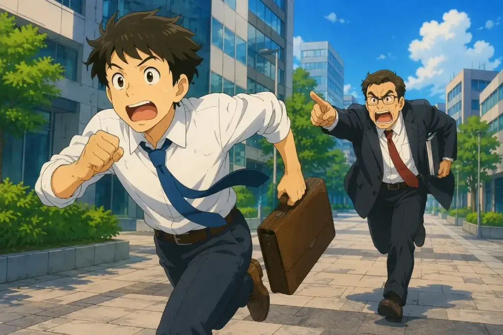 run like your boss is chasing you.