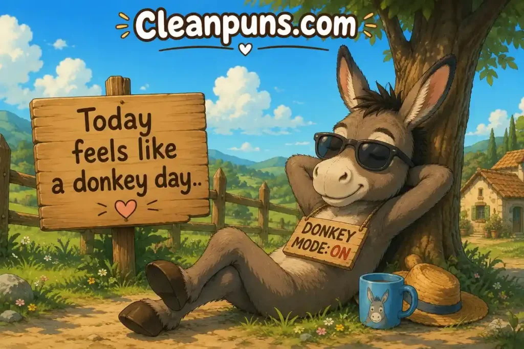 Random donkey puns for any mood