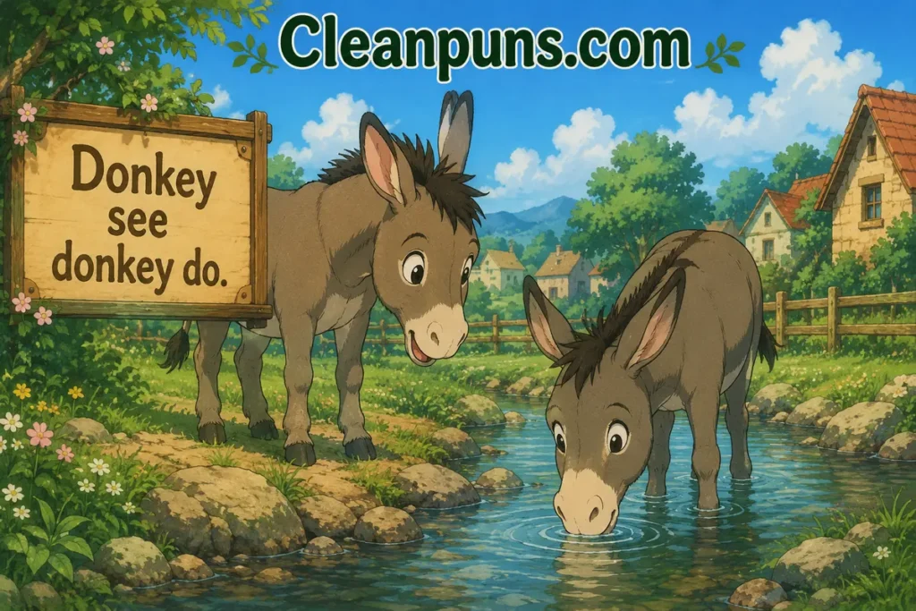 Short donkey puns for quick laughs