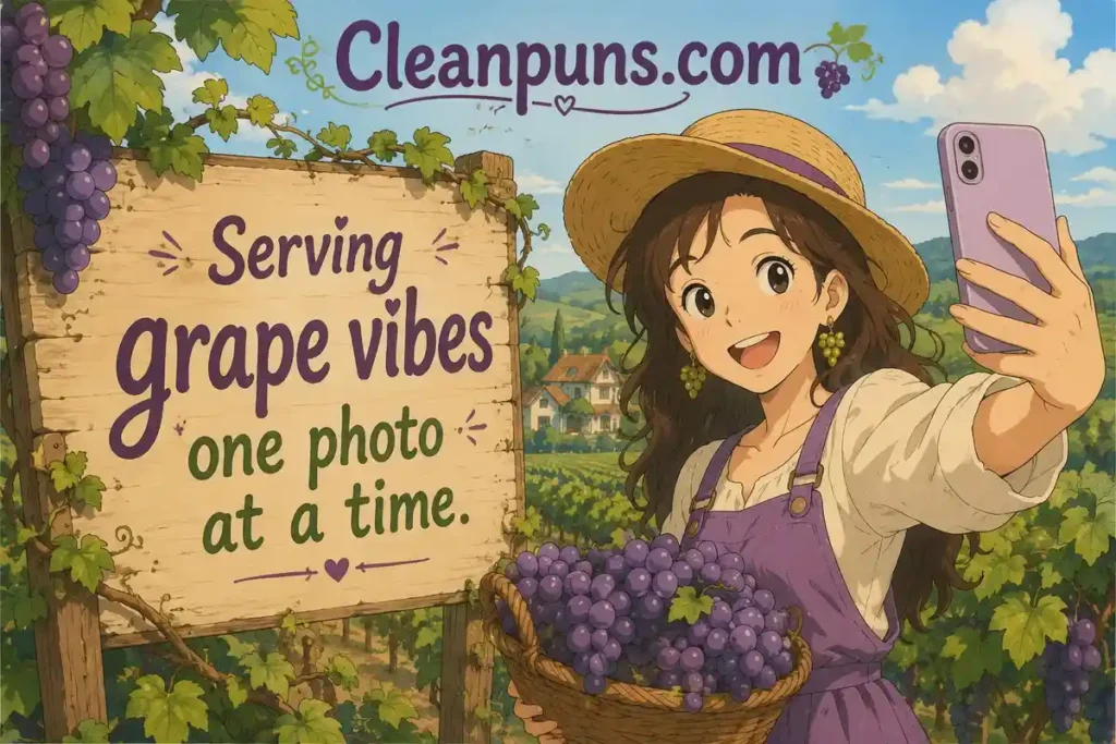 Funny Grape Puns For Instagram Captions