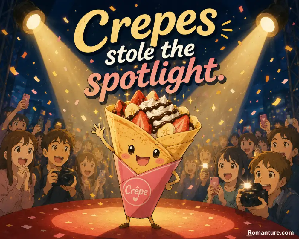 spotlight Crepe Puns.