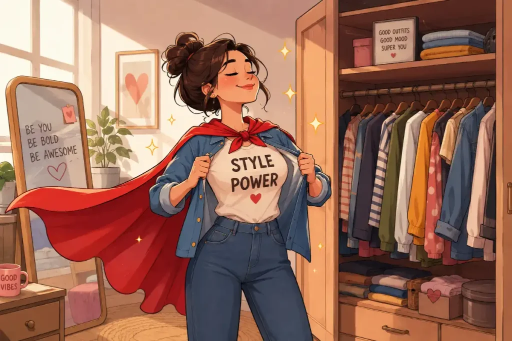 My wardrobe just received a heroic upgrade.