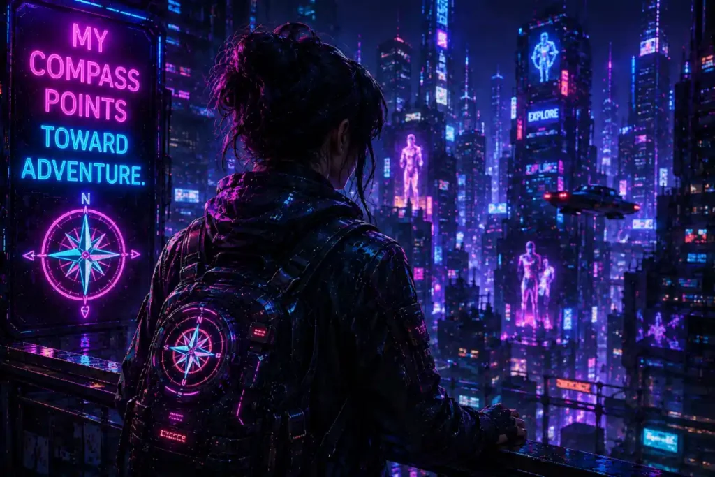 Adventure seeking.
