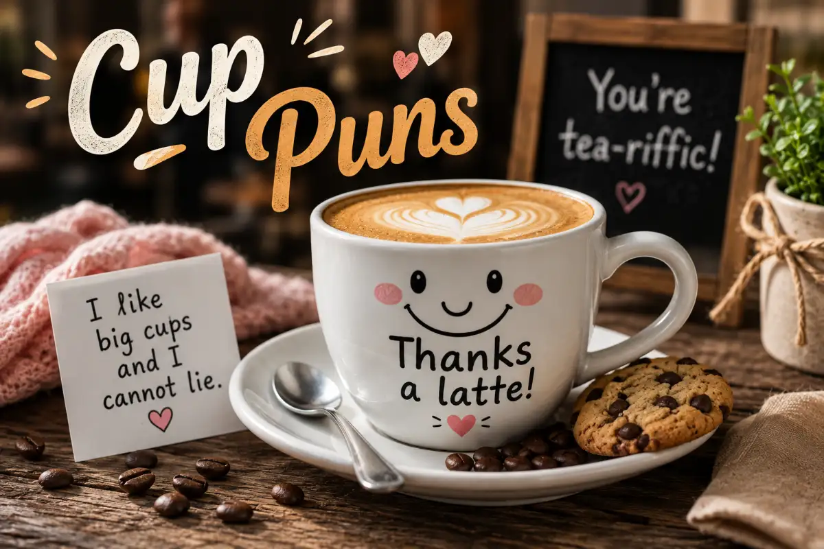 Cup Puns.
