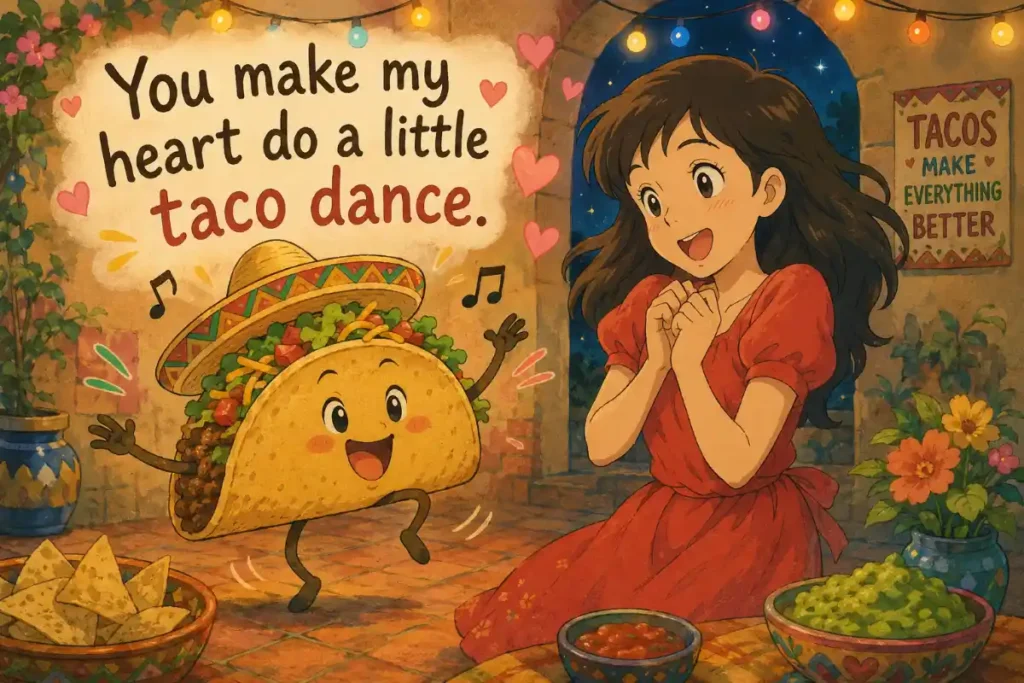 Tortilla Puns heart dance.