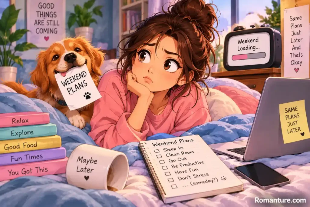My weekend plans are running behind schedule. Track Puns.