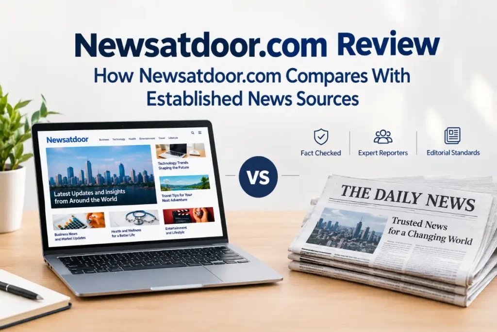 How Newsatdoor.com Compares With Established News Sources