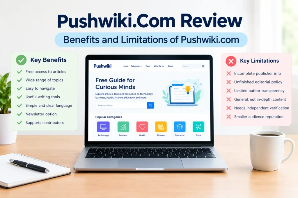 Benefits and Limitations of Pushwiki.com review