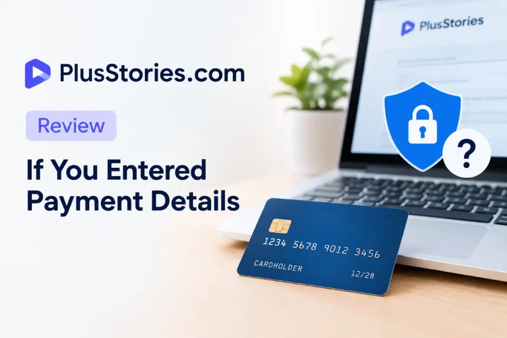 PlusStories.com Review: What to Do If You Entered Payment Details